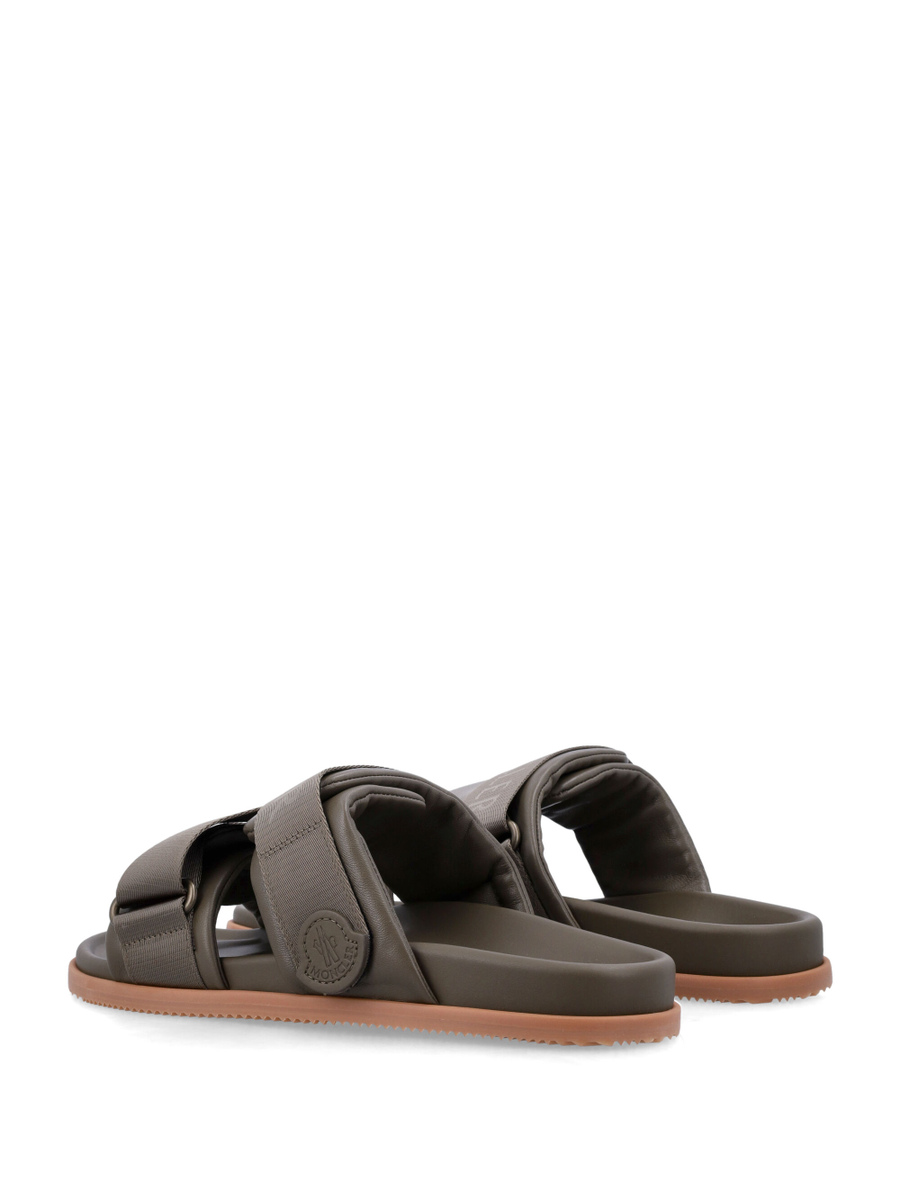 Mon Summer nappa leather sliders - Spazio Pritelli
