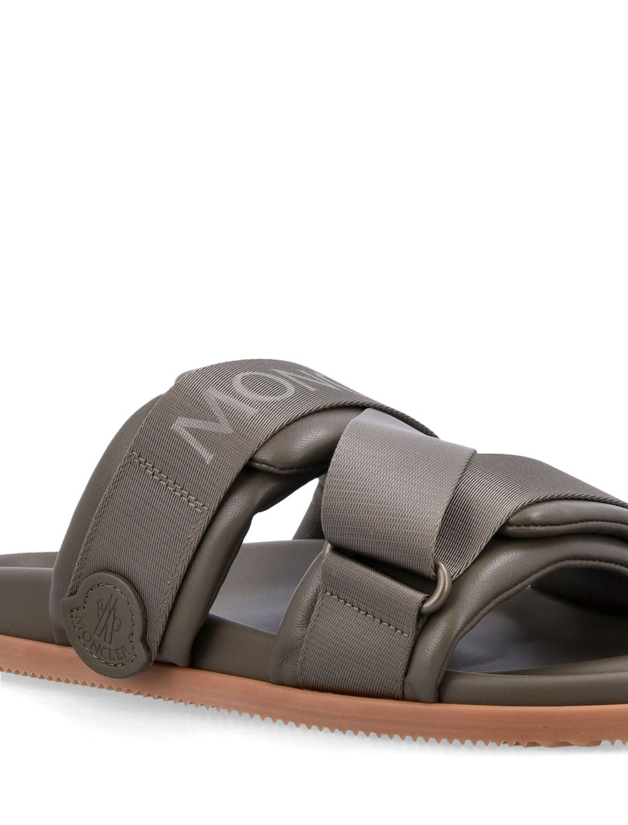 Mon Summer nappa leather sliders - Spazio Pritelli