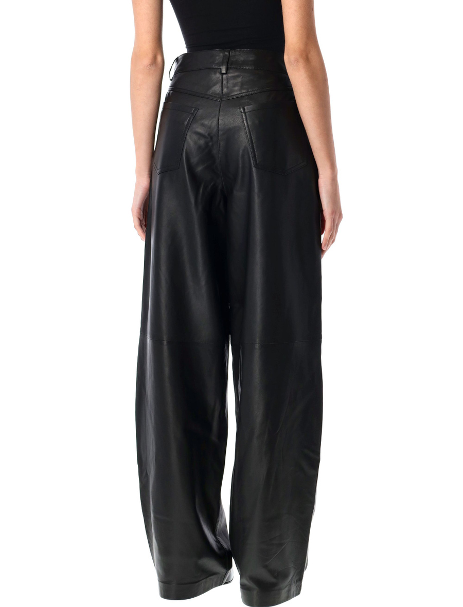Cocoon leather pants - Spazio Pritelli