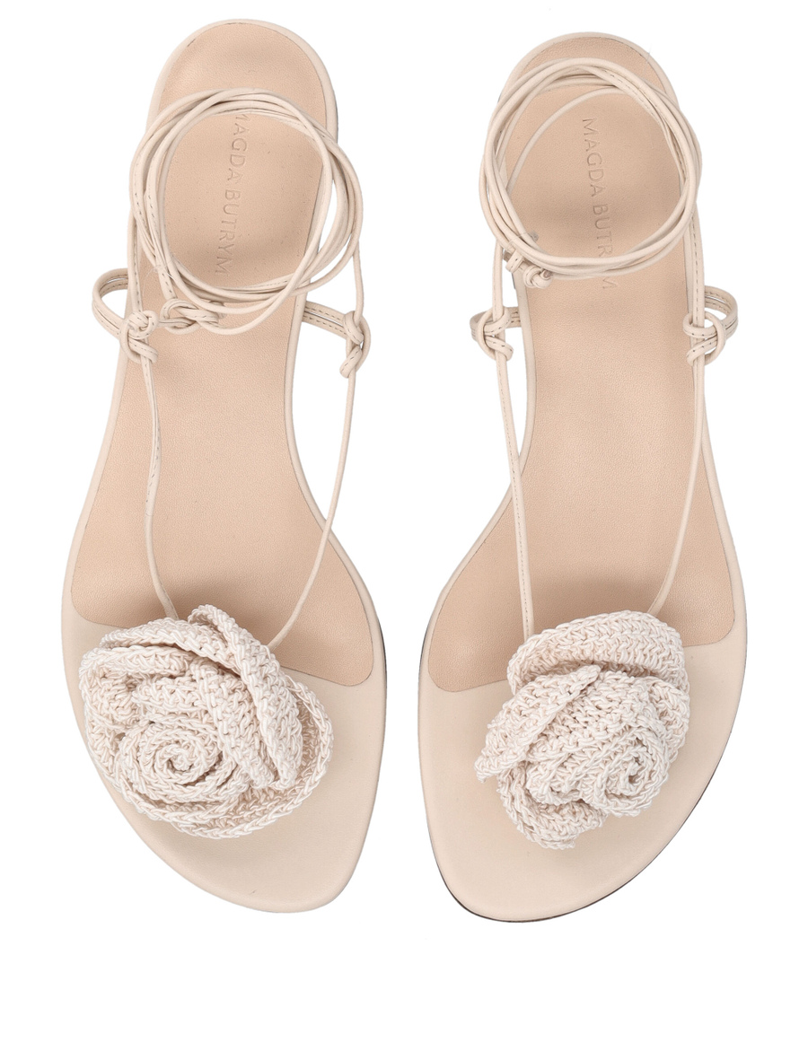 Crochet flower sandal - Spazio Pritelli