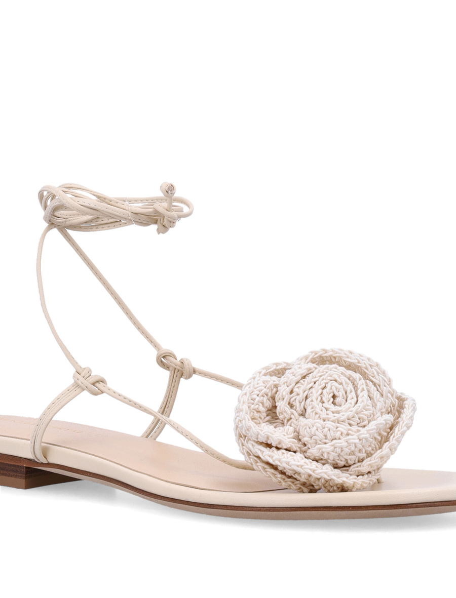 Crochet flower sandal - Spazio Pritelli