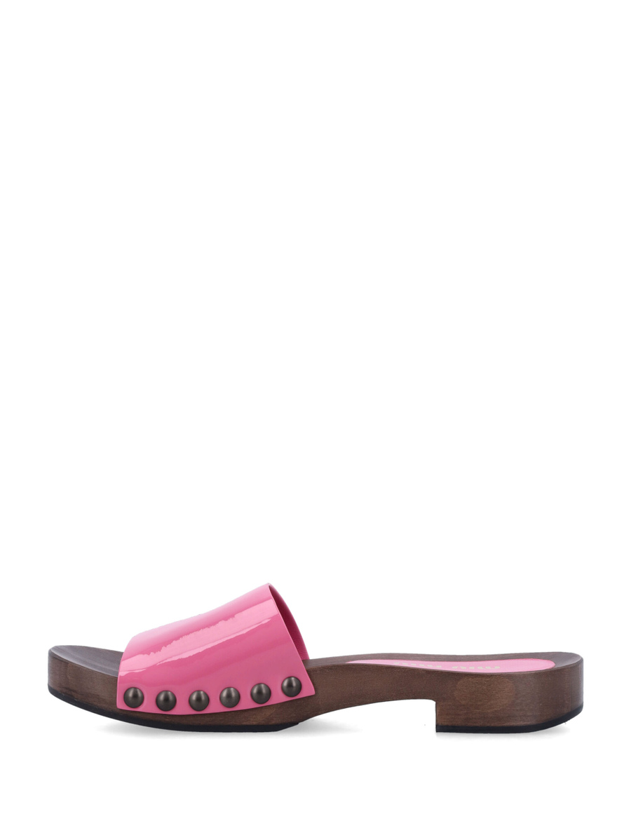 Patent leather clogs - Spazio Pritelli
