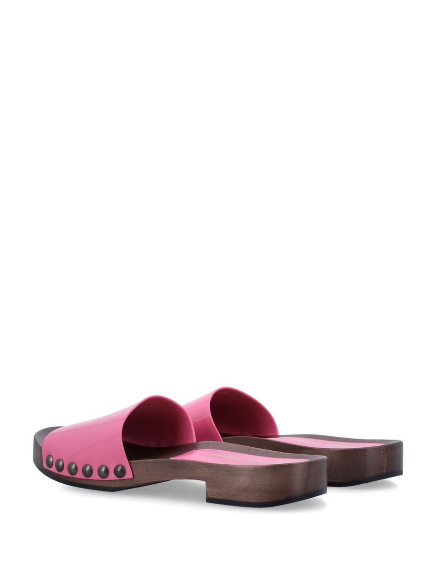Patent leather clogs - Spazio Pritelli