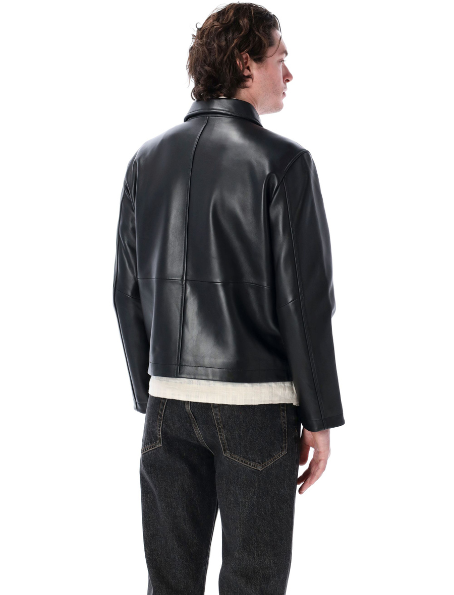 Short leather jacket - Spazio Pritelli