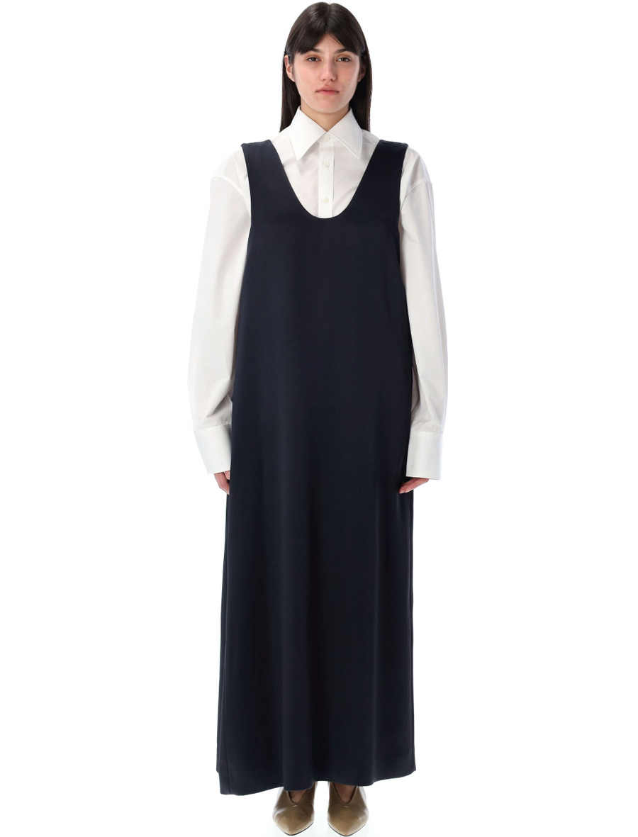 Satin long tank dress - Spazio Pritelli
