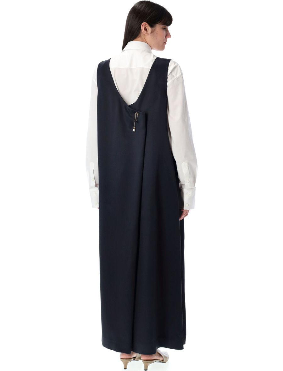 Satin long tank dress - Spazio Pritelli