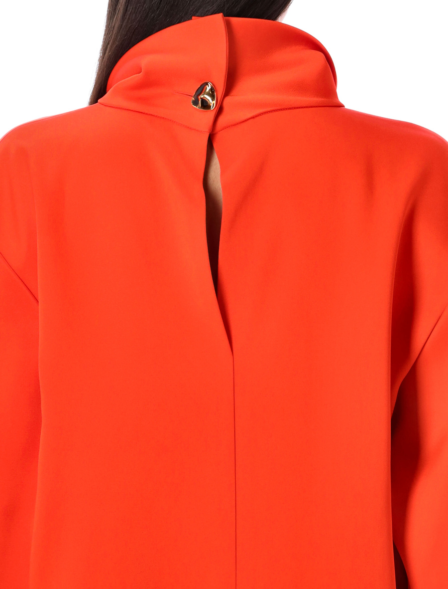 Double satin blouse - Spazio Pritelli