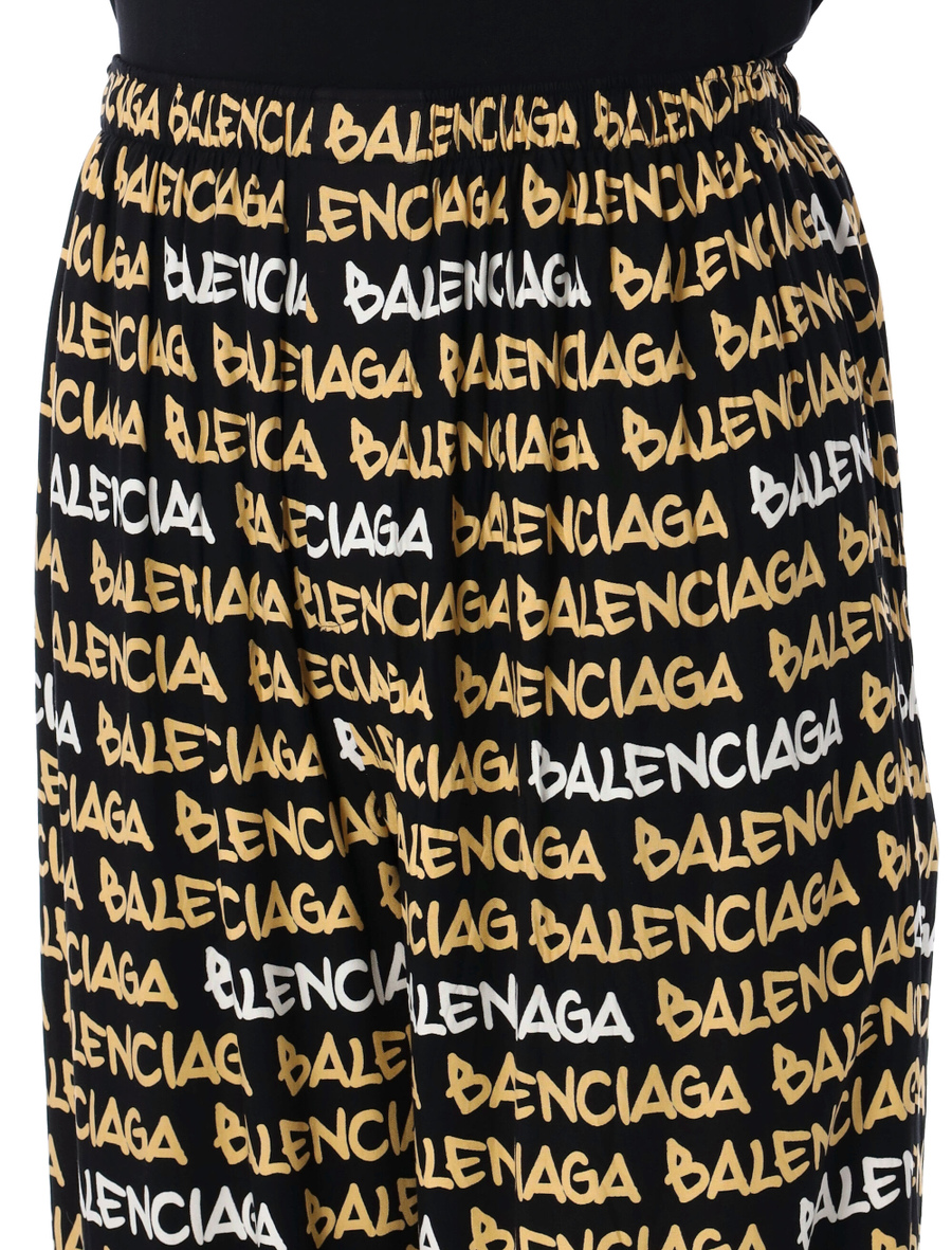Allover logo pants - Spazio Pritelli