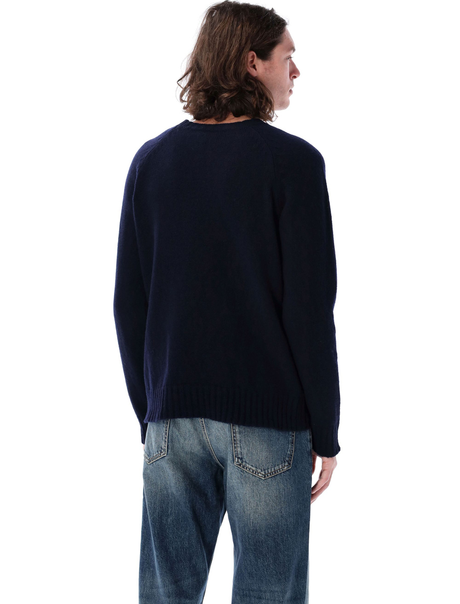VLogo embroidery sweater - Spazio Pritelli