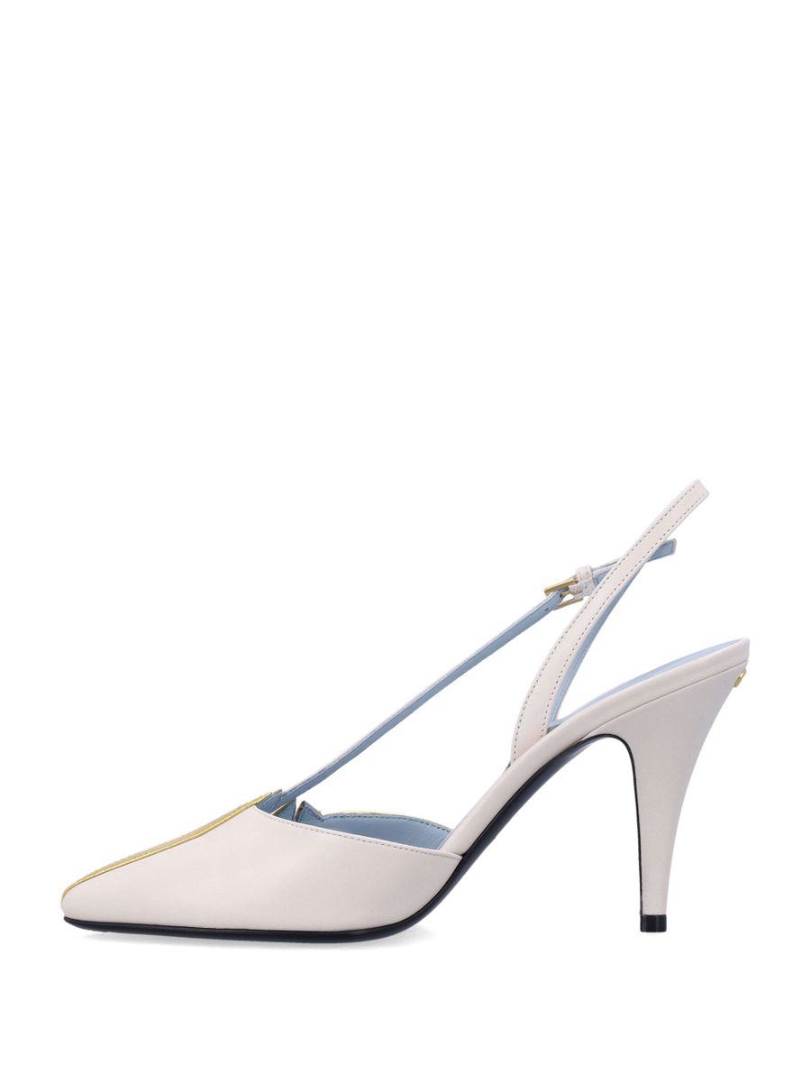 Foliefoliage slingback pumps - Spazio Pritelli