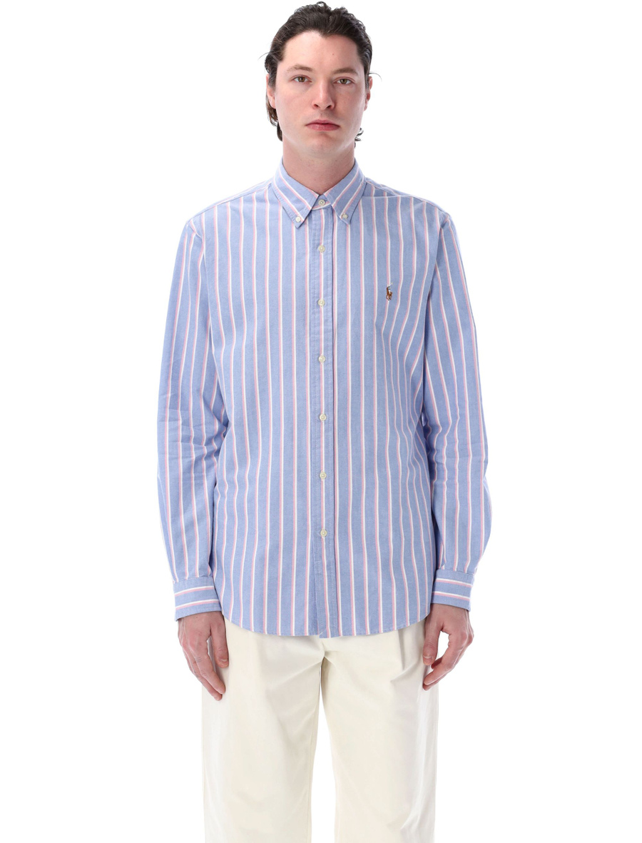 Custom stripes oxford shirt - Spazio Pritelli