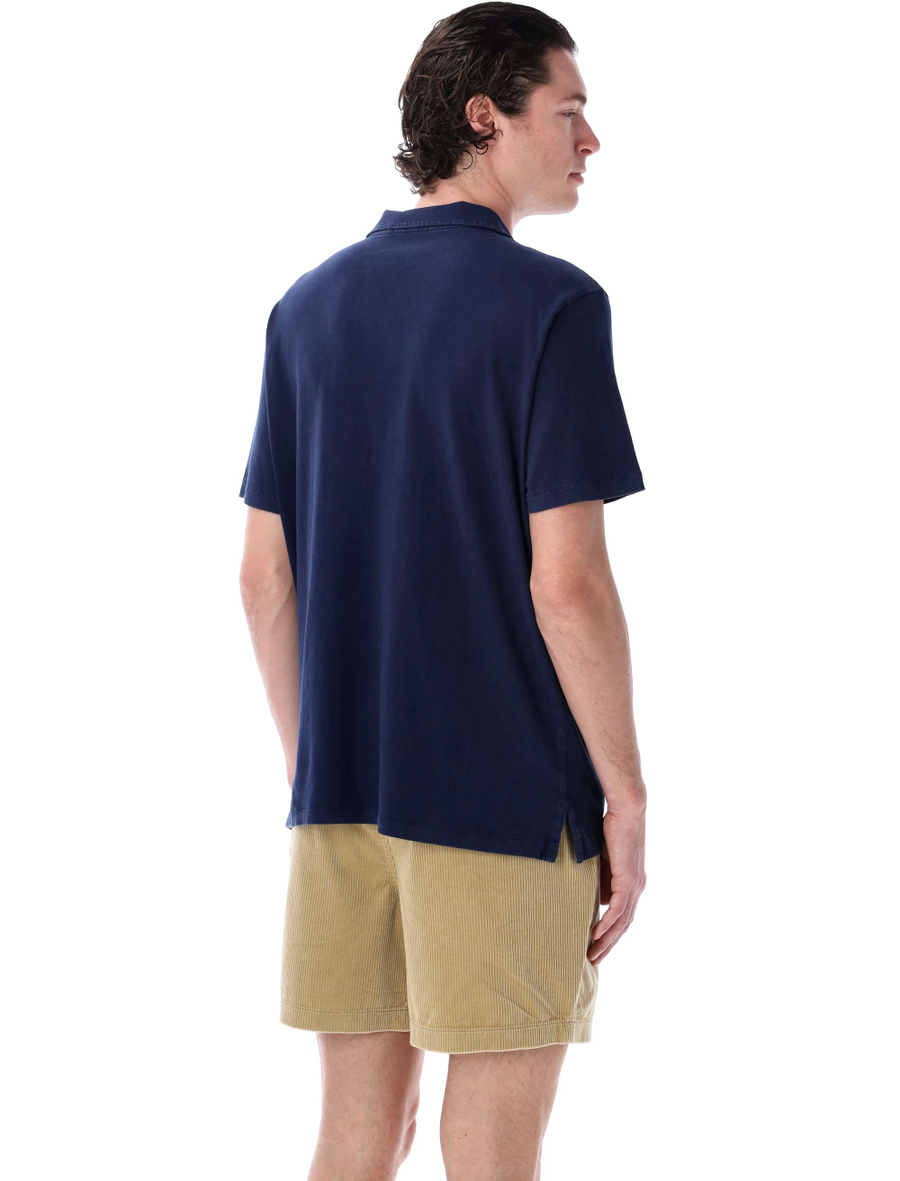 Standard Fit cotton-linen polo shirt - Spazio Pritelli