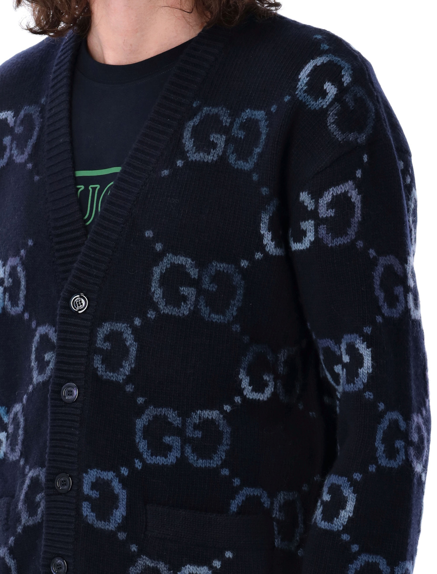 GG intarsia cardigan - Spazio Pritelli
