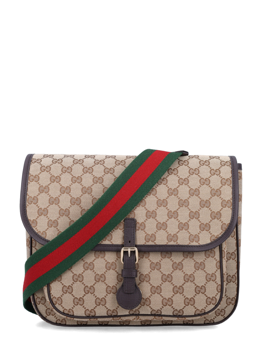 Kid - GG canvas messenger bag - Spazio Pritelli
