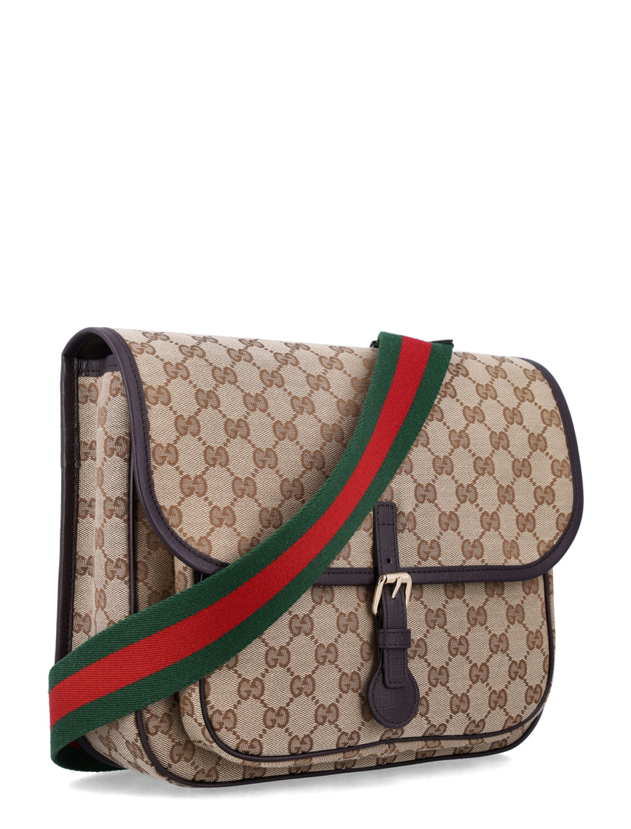 Kid - GG canvas messenger bag - Spazio Pritelli