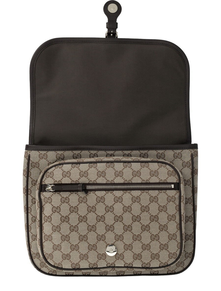 Kid - GG canvas messenger bag - Spazio Pritelli