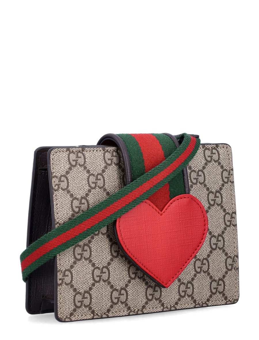 Kid - GG handbag with heart - Spazio Pritelli