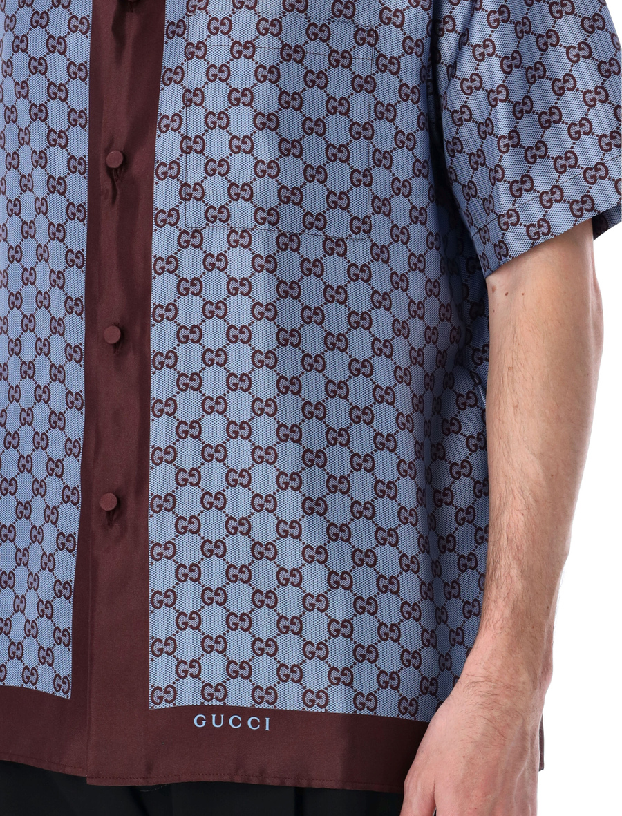 Printed silk shirt - Spazio Pritelli
