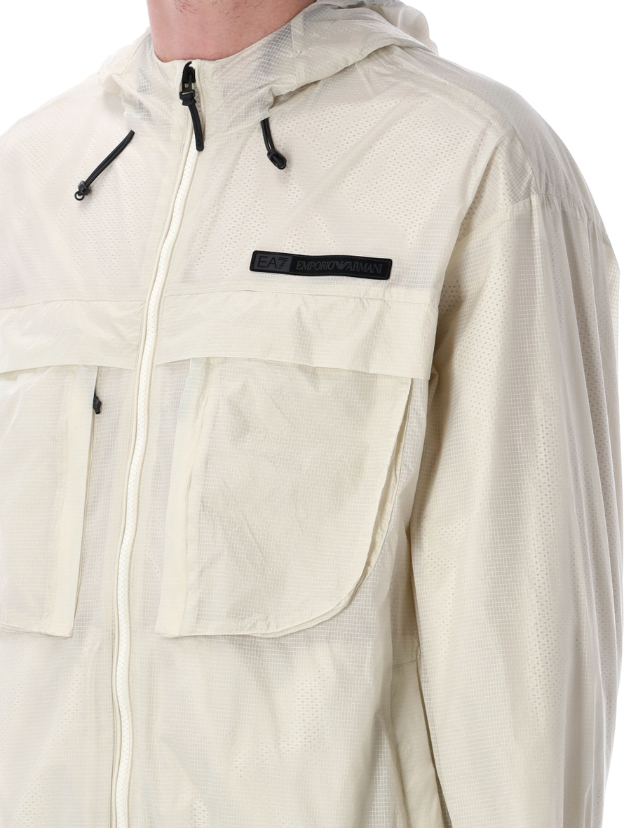 Nylon hooded jacket - Spazio Pritelli