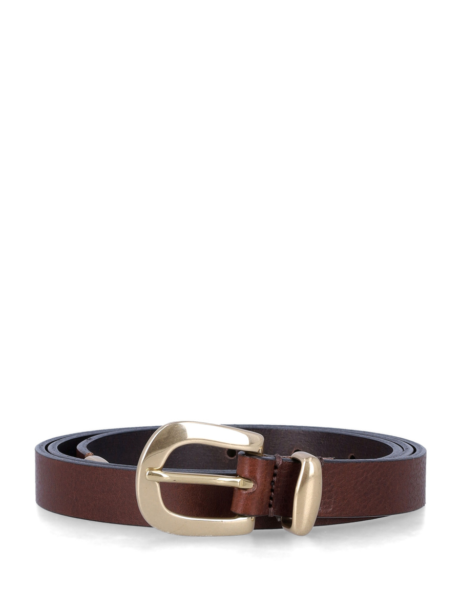 Narrow tipend brass belt - Spazio Pritelli