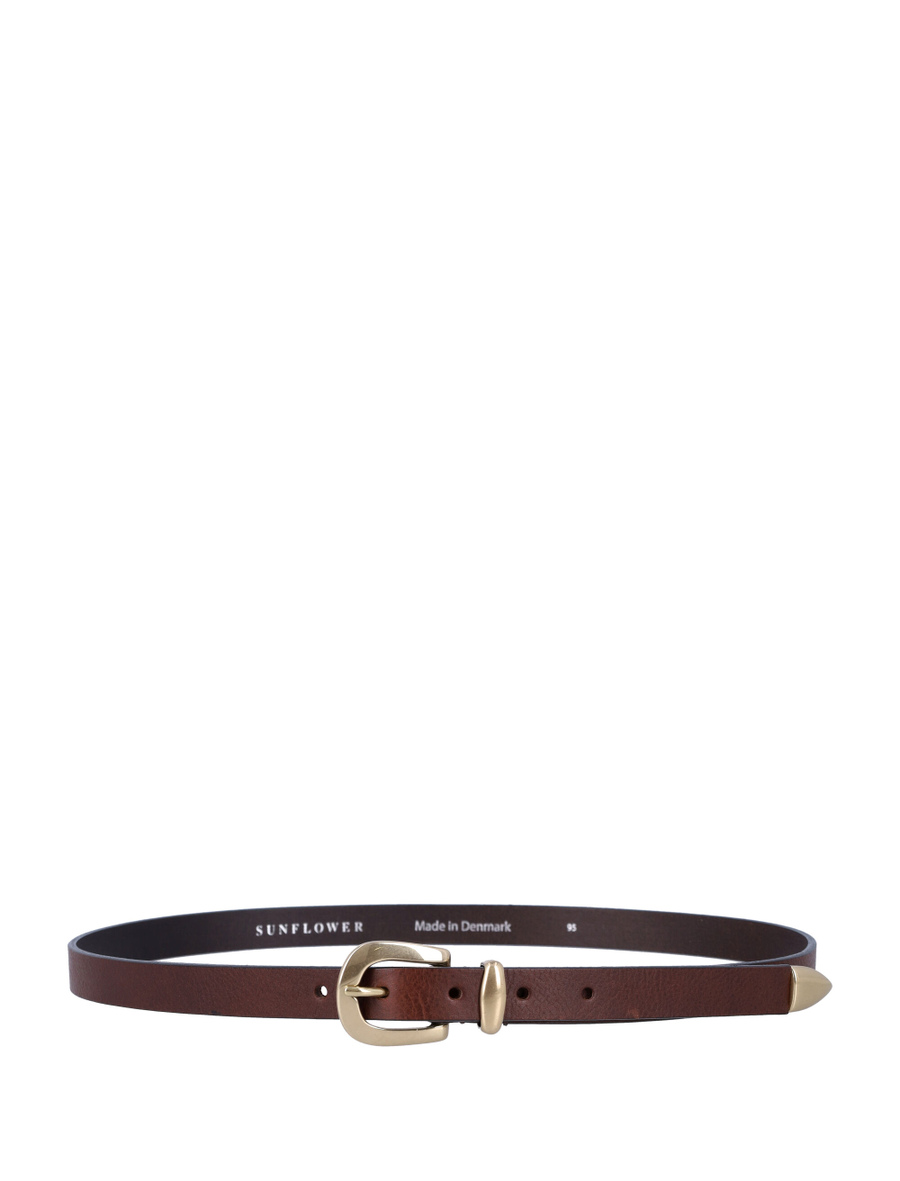Narrow tipend brass belt - Spazio Pritelli