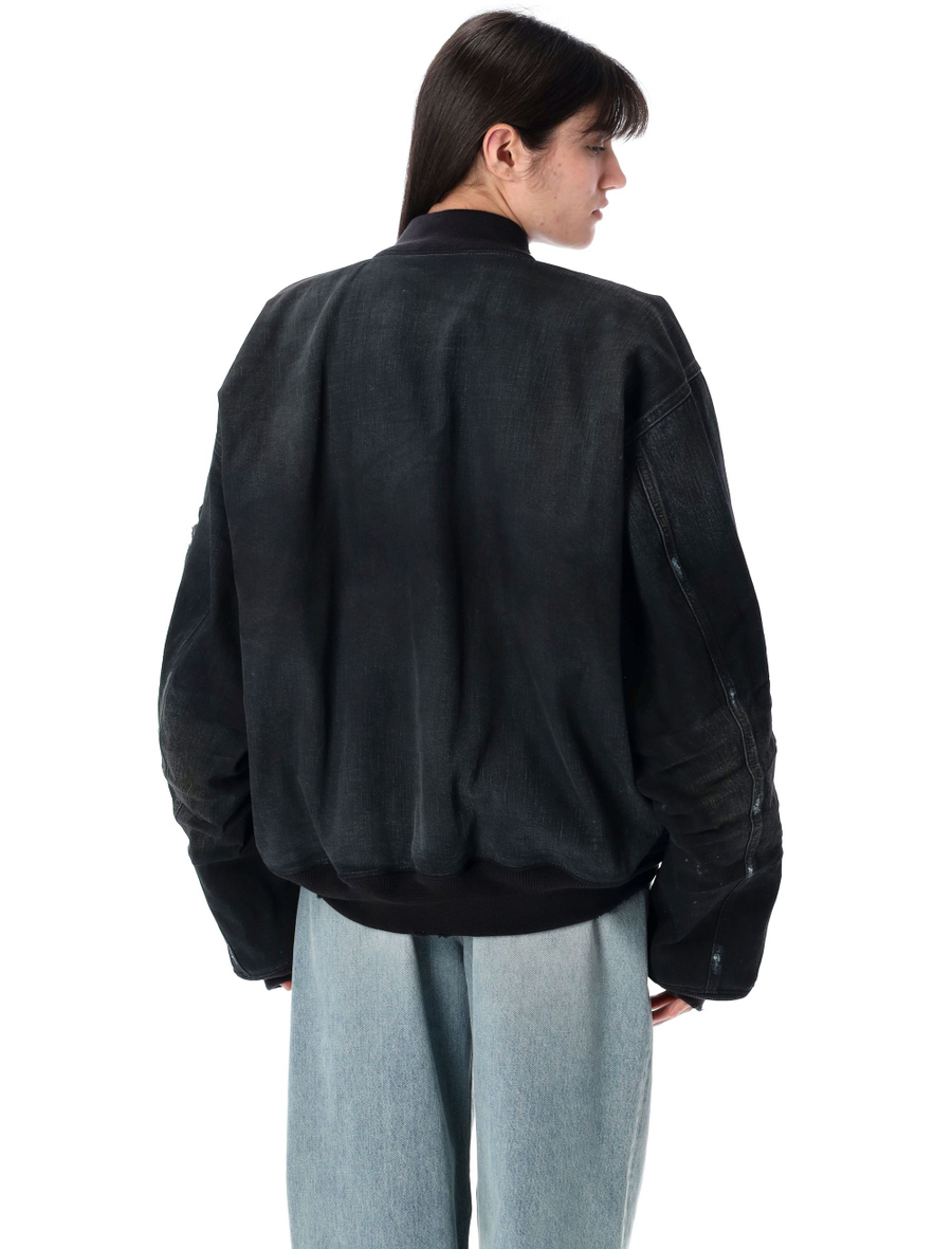 Denim bomber jacket - Spazio Pritelli