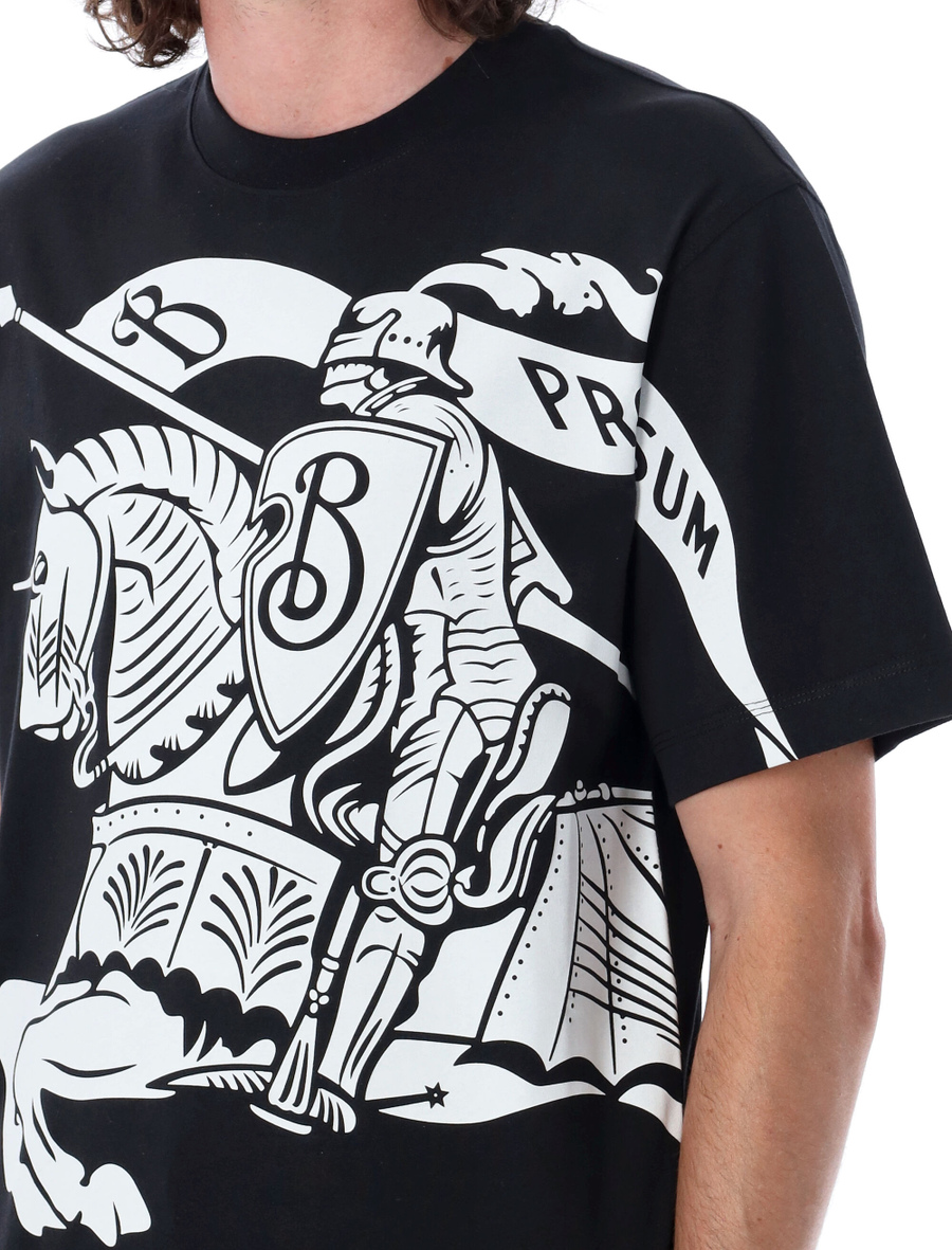 Knight print t-Shirt - Spazio Pritelli