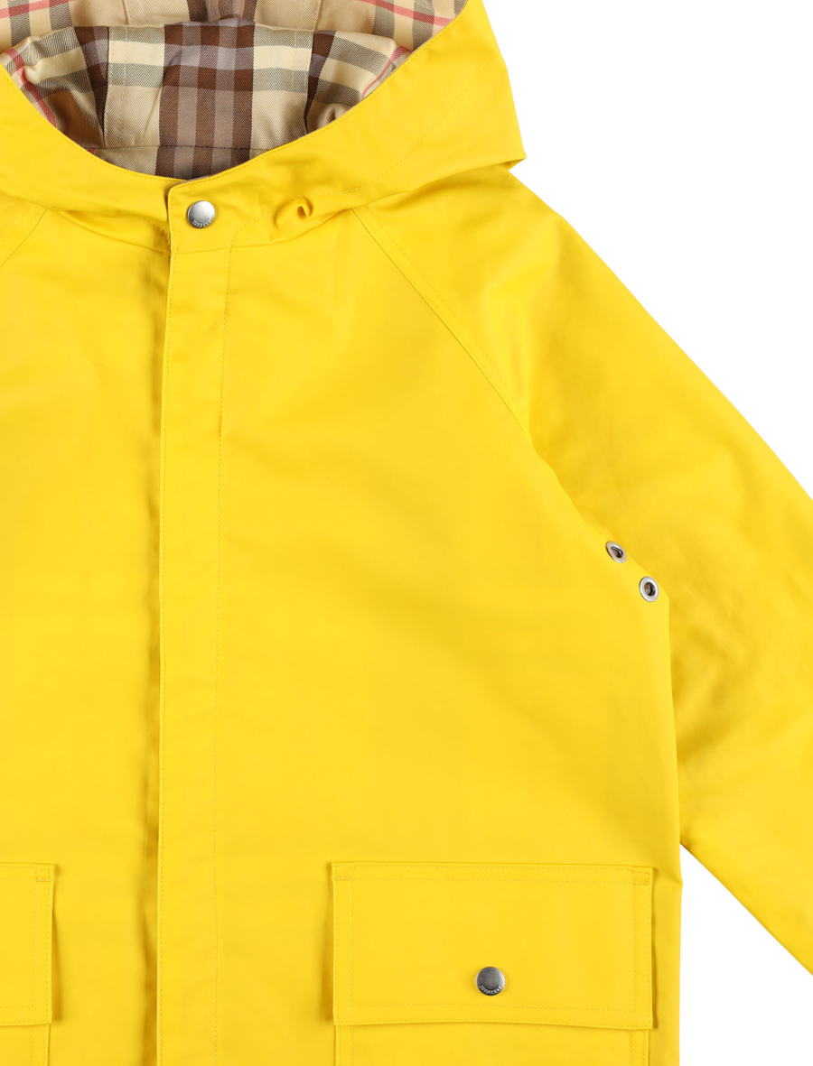 Kid - Reversible check cotton coat - Spazio Pritelli