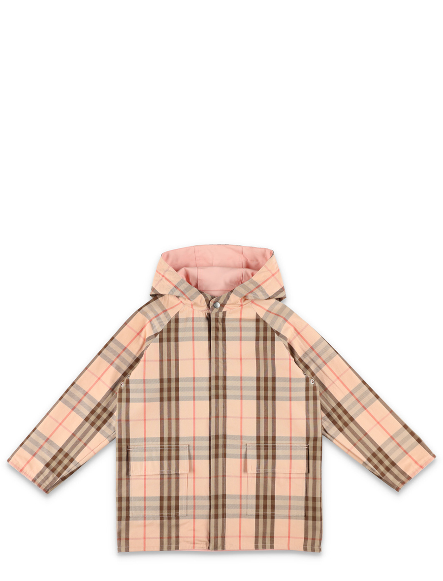 Kid - Reversible check cotton coat - Spazio Pritelli