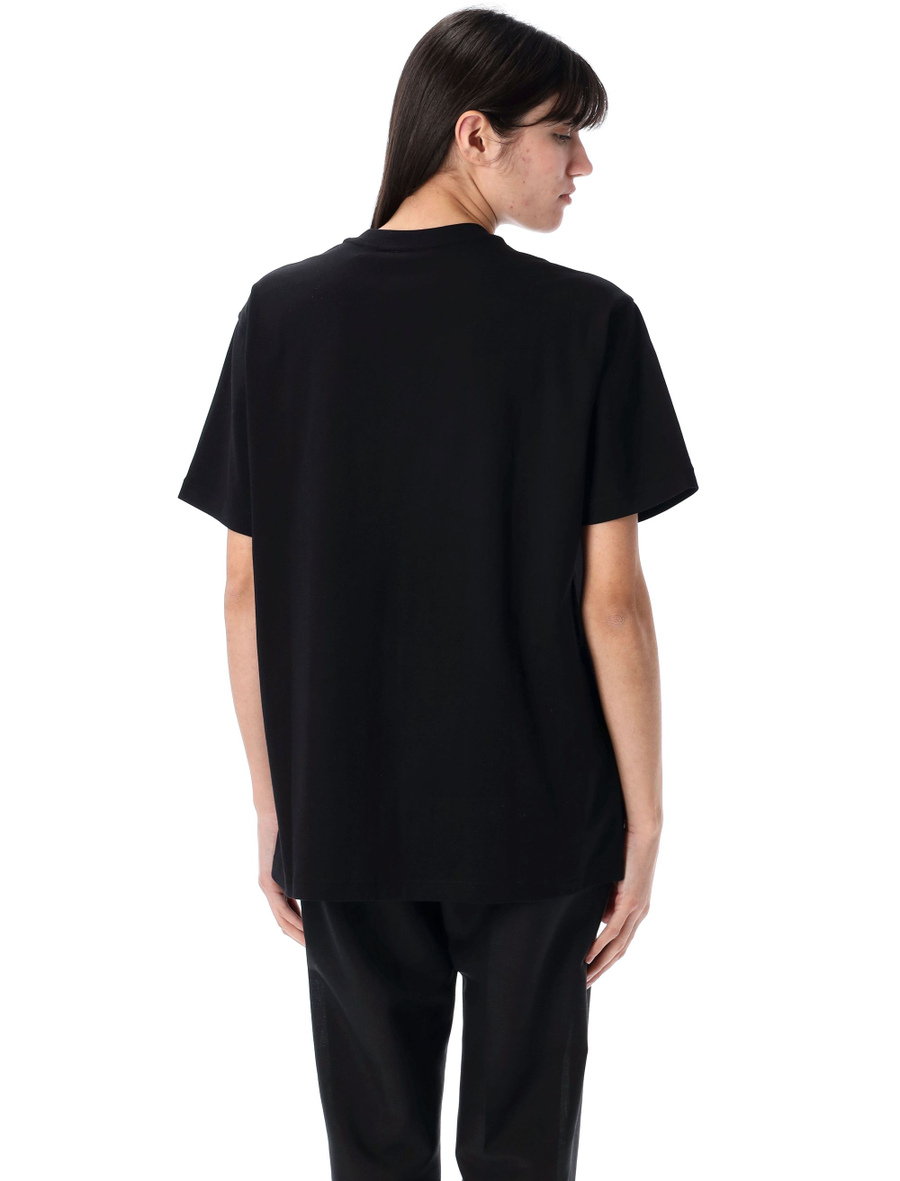 Check pocket cotton t-shirt - Spazio Pritelli
