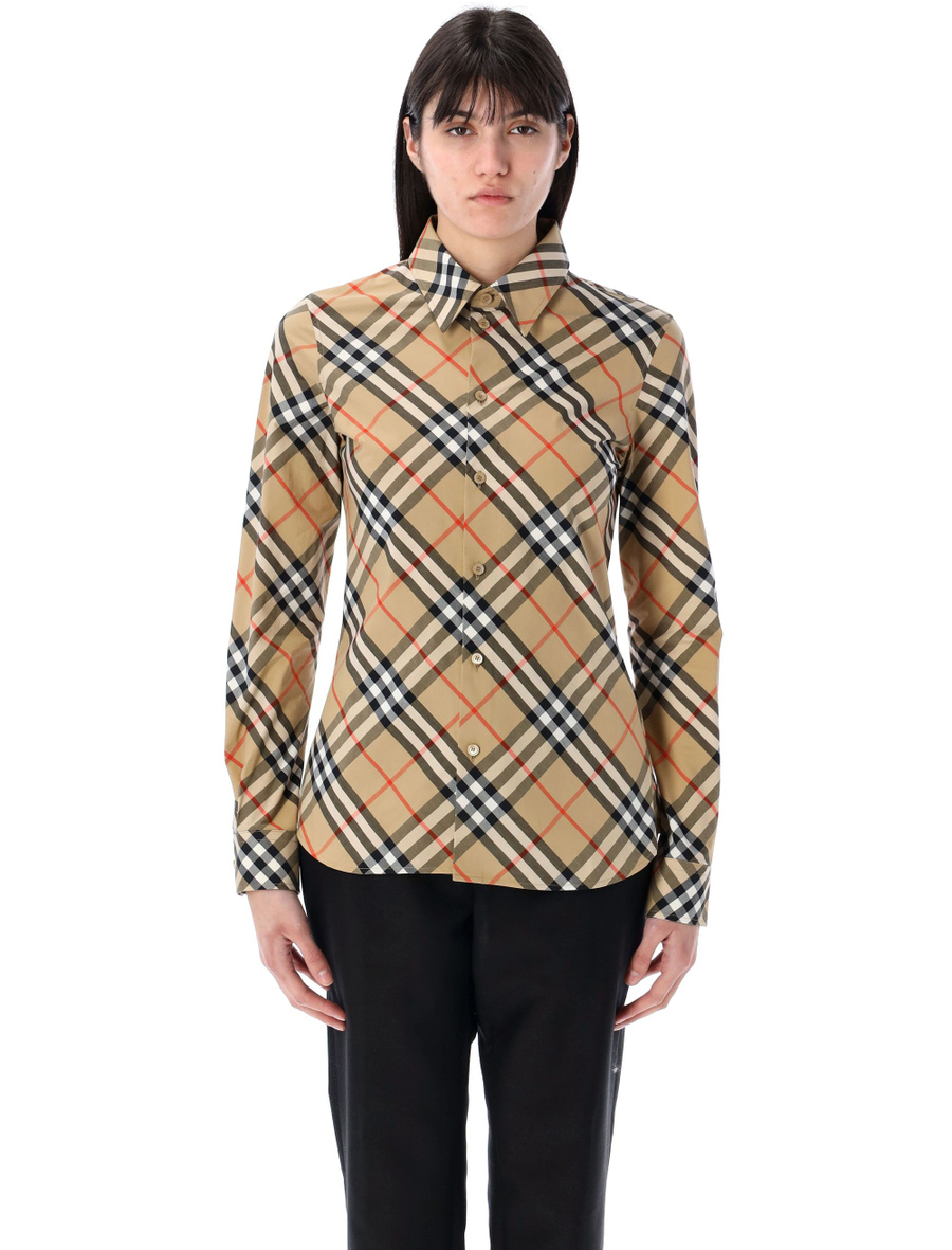 Slim fit Check cotton shirt - Spazio Pritelli