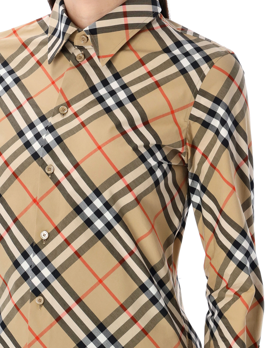 Slim fit Check cotton shirt - Spazio Pritelli