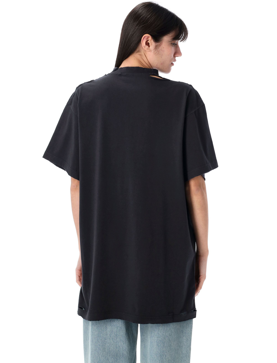 Optical oversized t-shirt - Spazio Pritelli