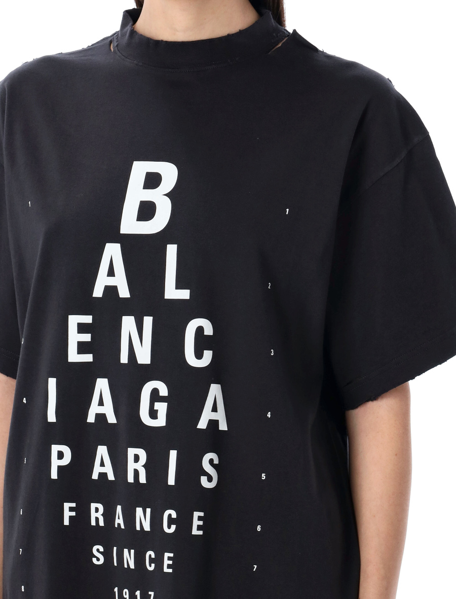 Optical oversized t-shirt - Spazio Pritelli