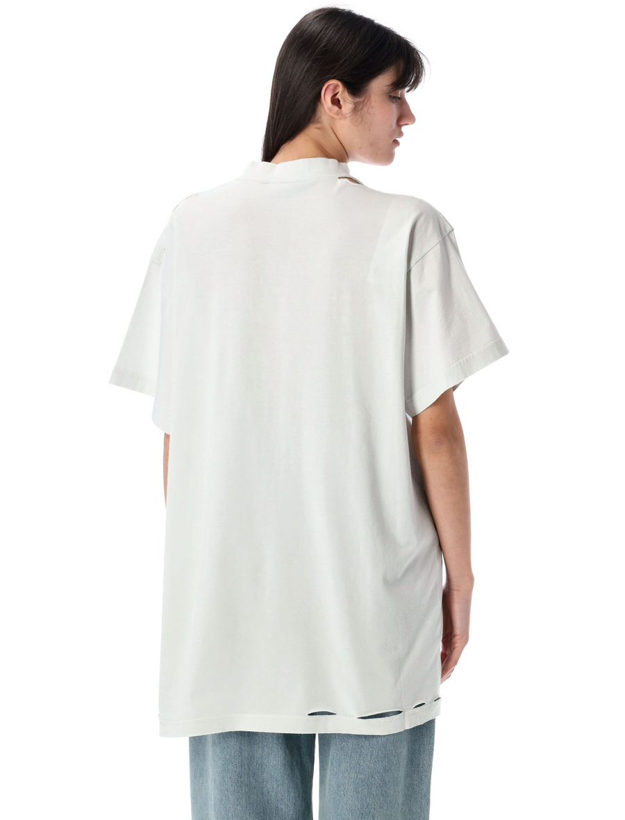 Optical oversized t-shirt - Spazio Pritelli