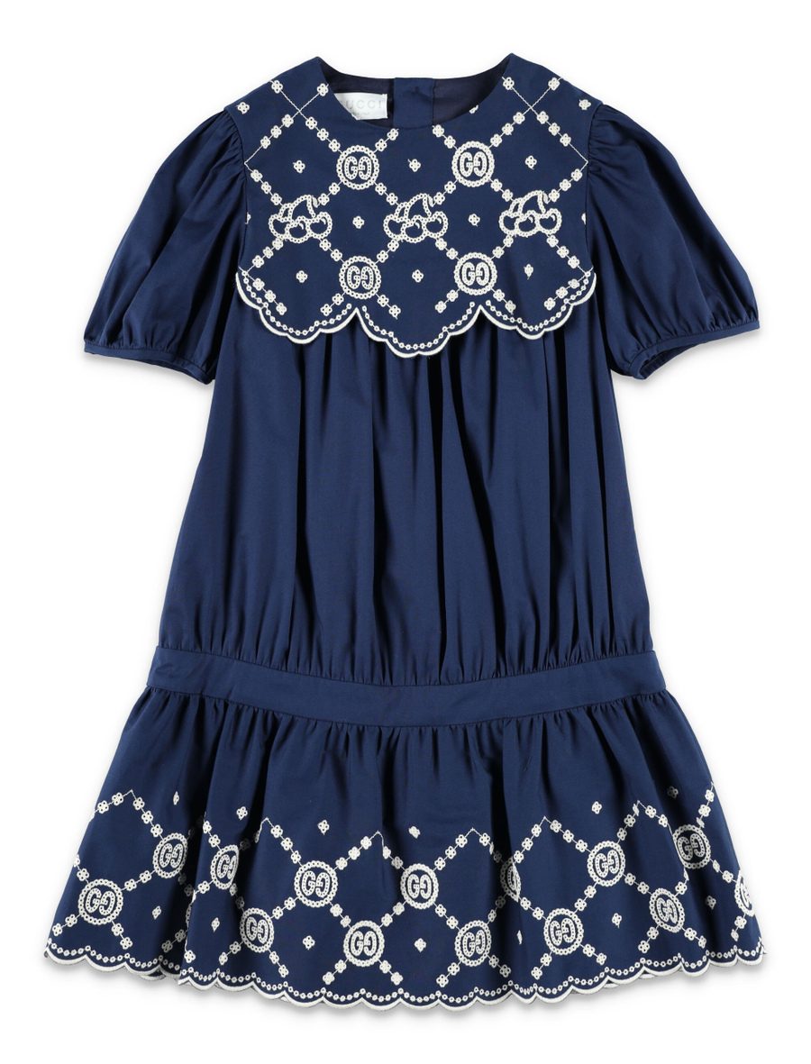 Kid - Embroidered cotton dress - Spazio Pritelli