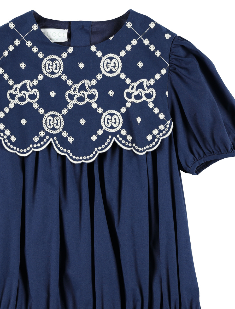 Kid - Embroidered cotton dress - Spazio Pritelli