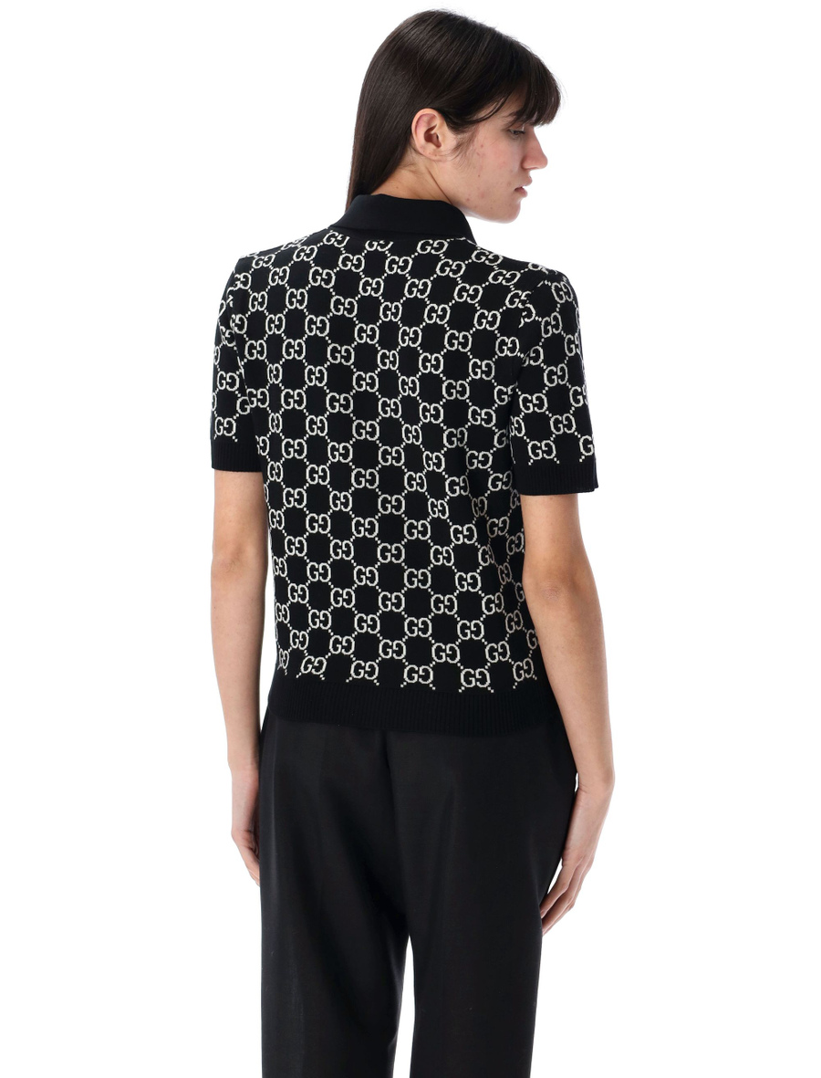 Reversible GG jacquard polo shirt - Spazio Pritelli