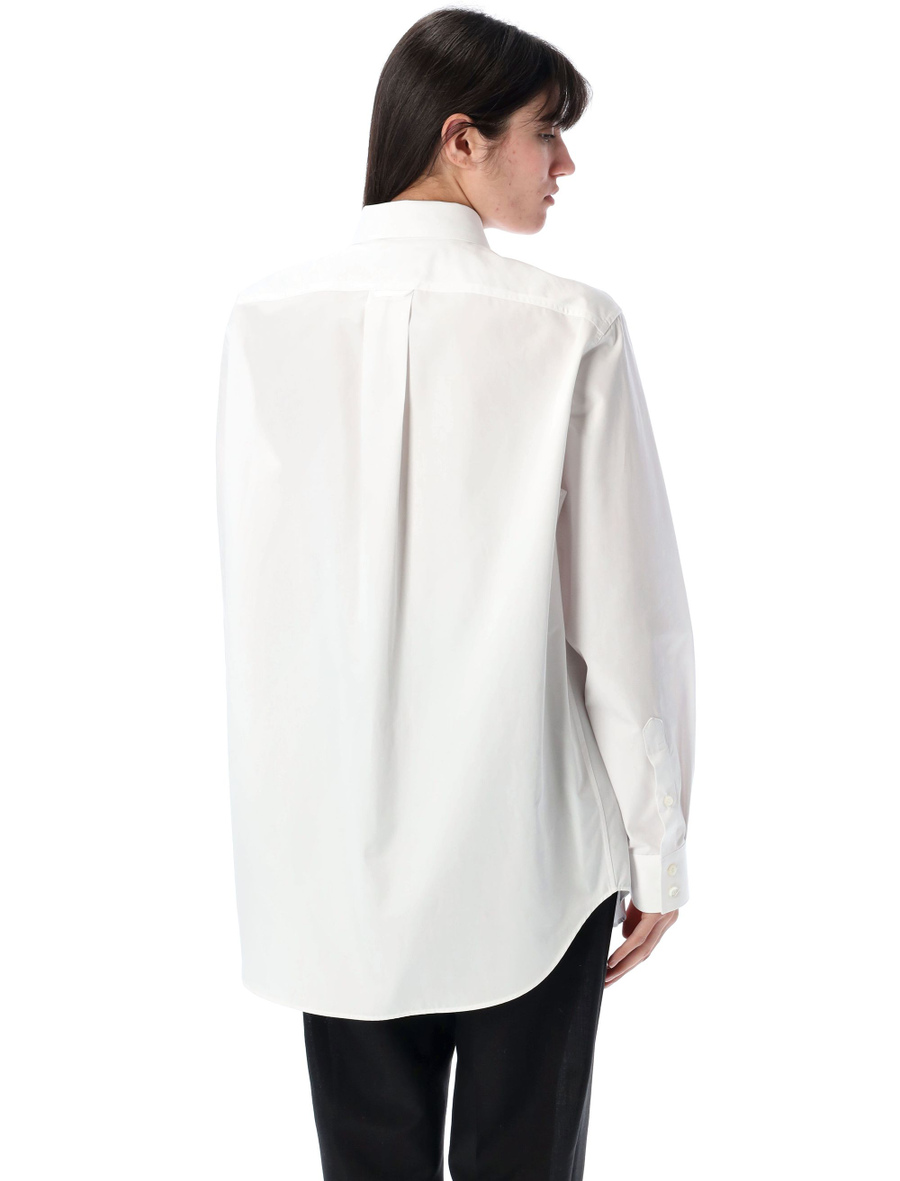 Embossed poplin shirt - Spazio Pritelli