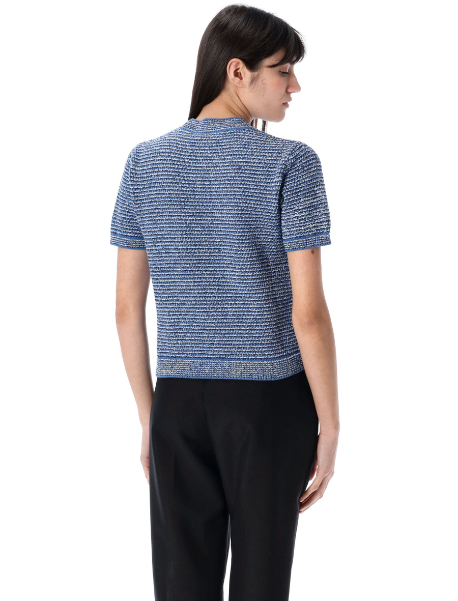 Fine cotton crewneck top - Spazio Pritelli