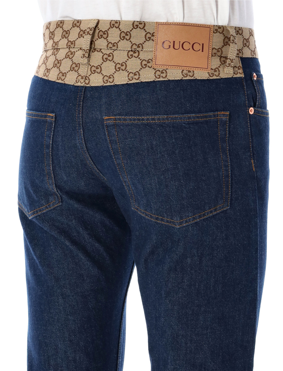 Tapered denim pant - Spazio Pritelli