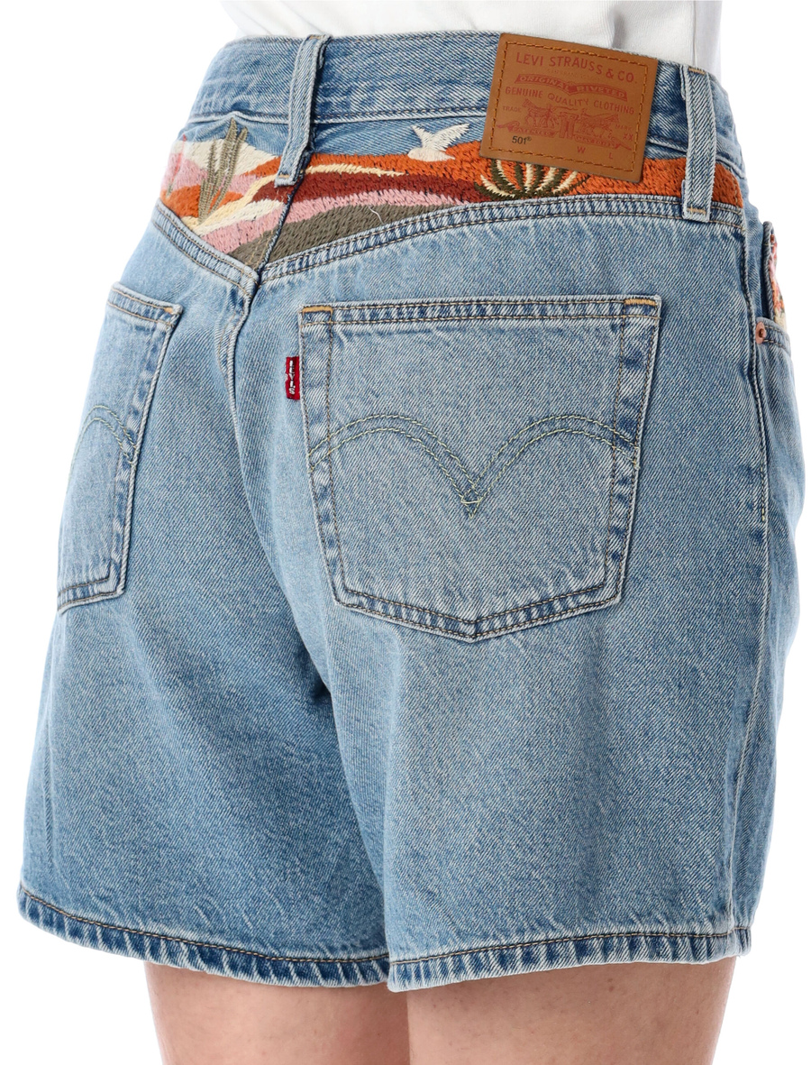 501® Original high rise mid-thigh jean shorts - Spazio Pritelli