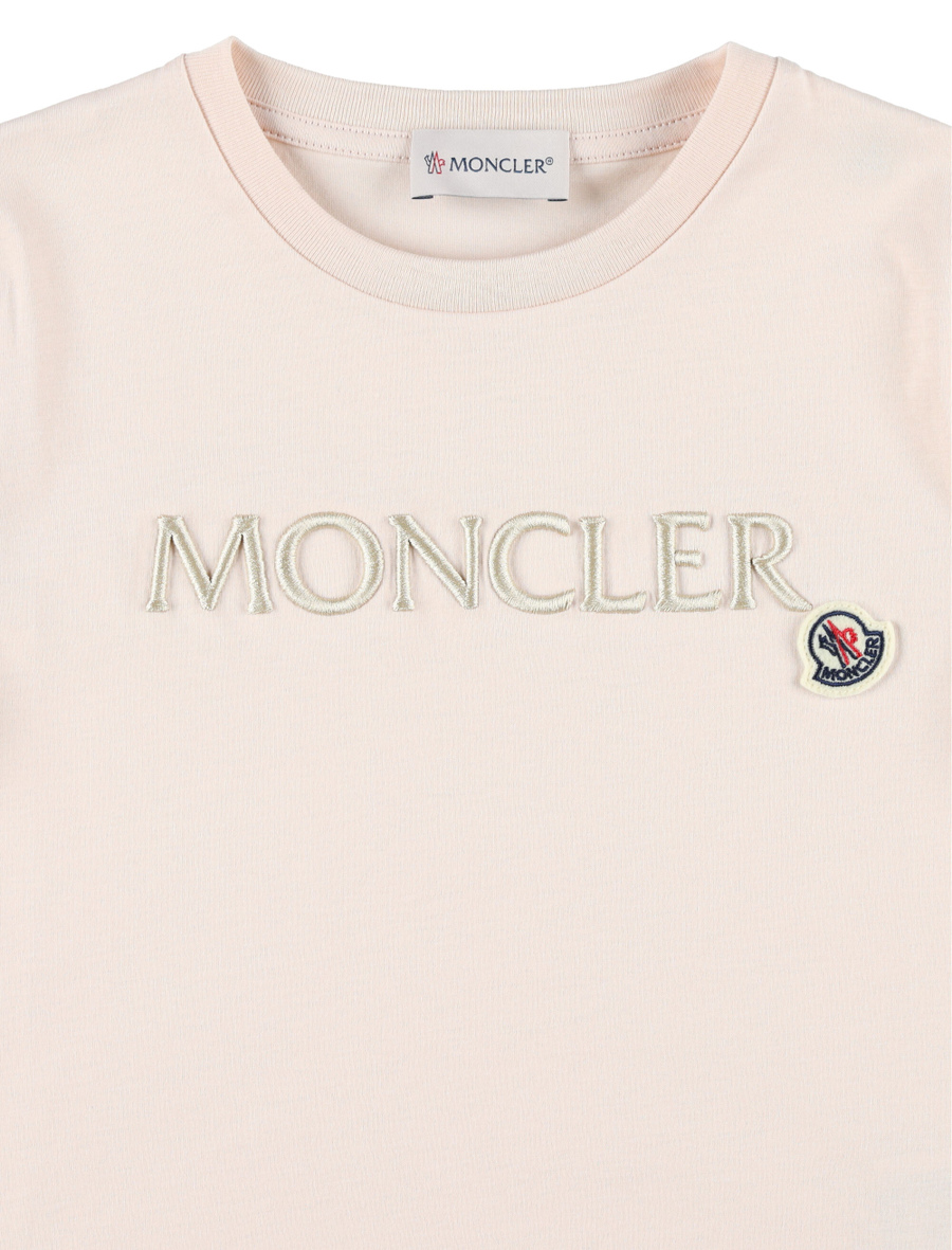 Kid - Embroidered logo cotton t-shirt - Spazio Pritelli