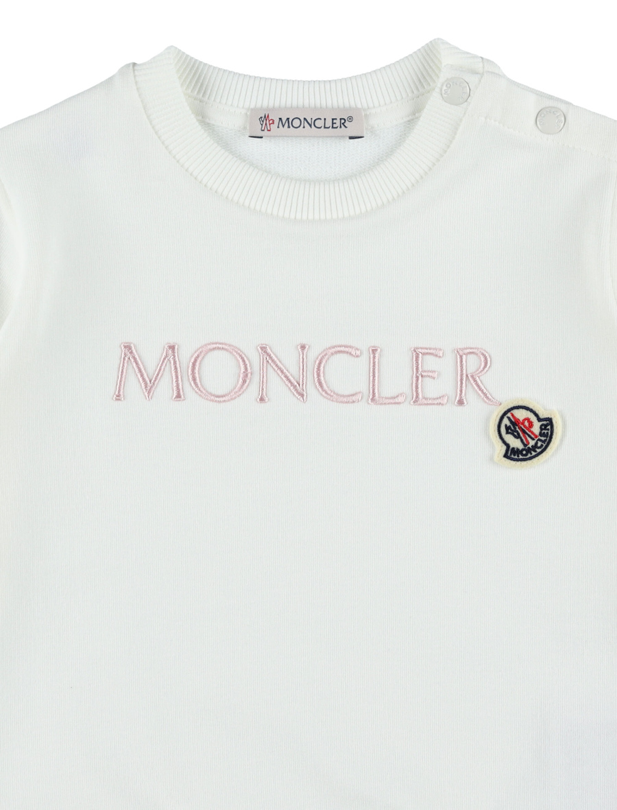 Kid - Embroidered logo coton sweatshirt - Spazio Pritelli