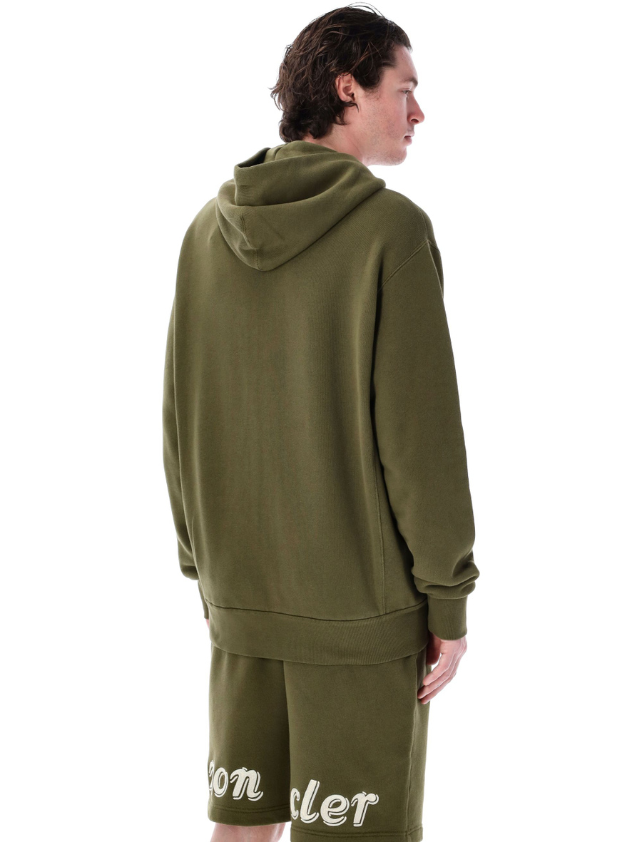 Zip-up cotton hoodie - Spazio Pritelli