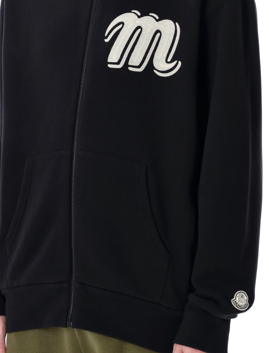 Zip-up cotton hoodie - Spazio Pritelli