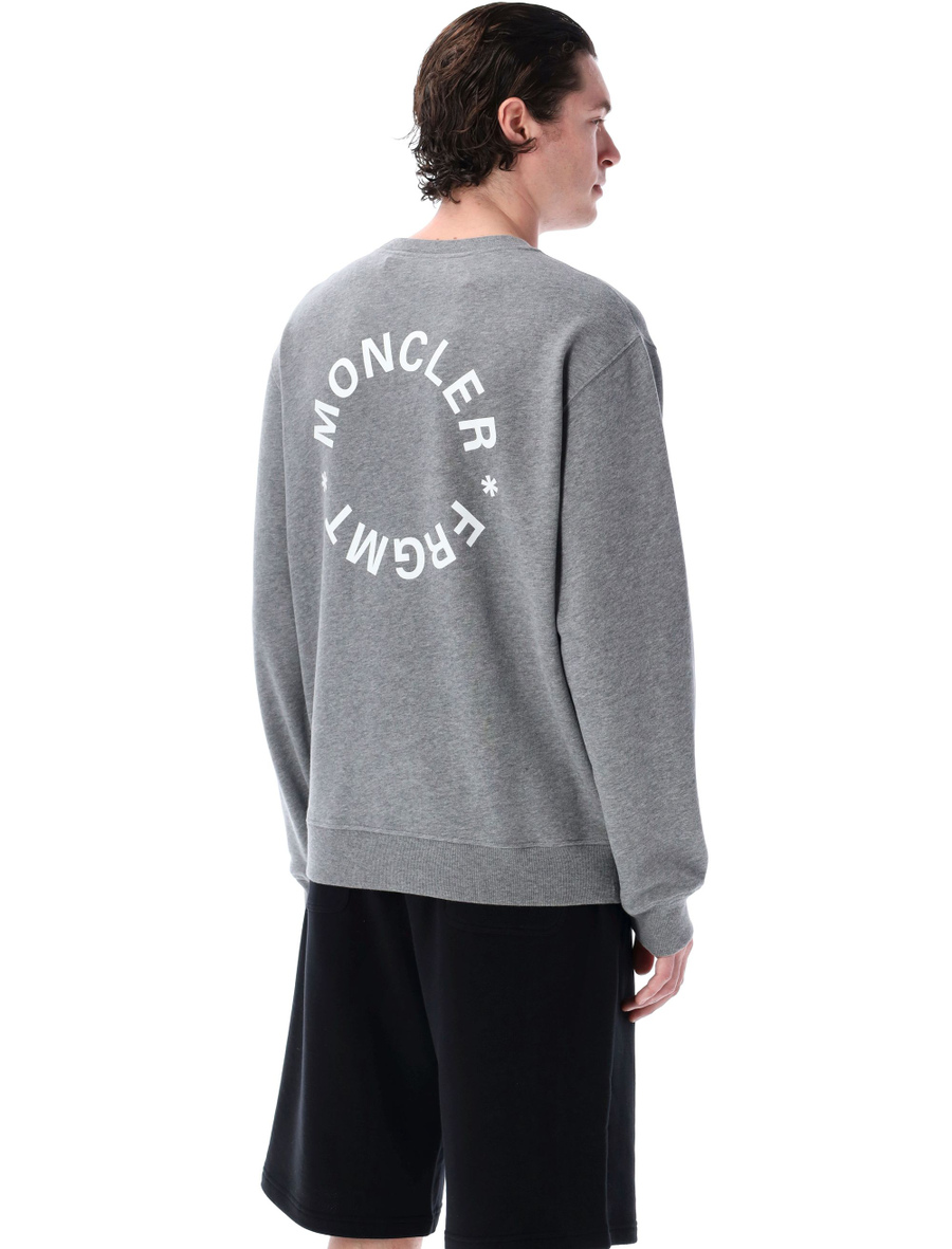 Maxi logo cotton sweatshirt - Spazio Pritelli