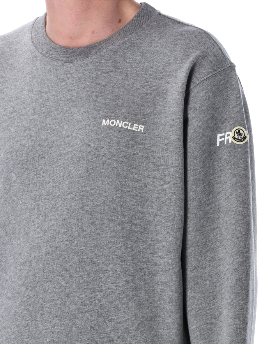 Maxi logo cotton sweatshirt - Spazio Pritelli