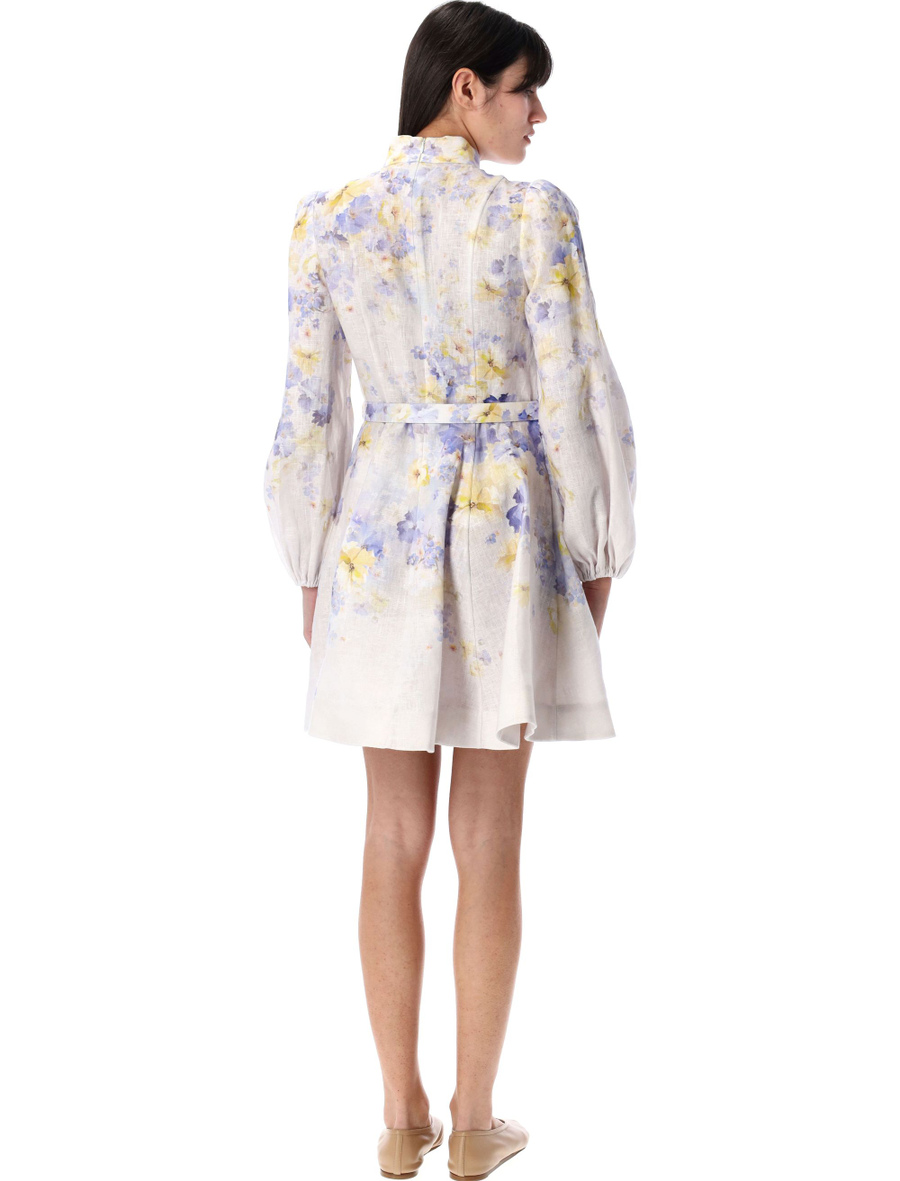 Crush buttoned mini dress - Spazio Pritelli