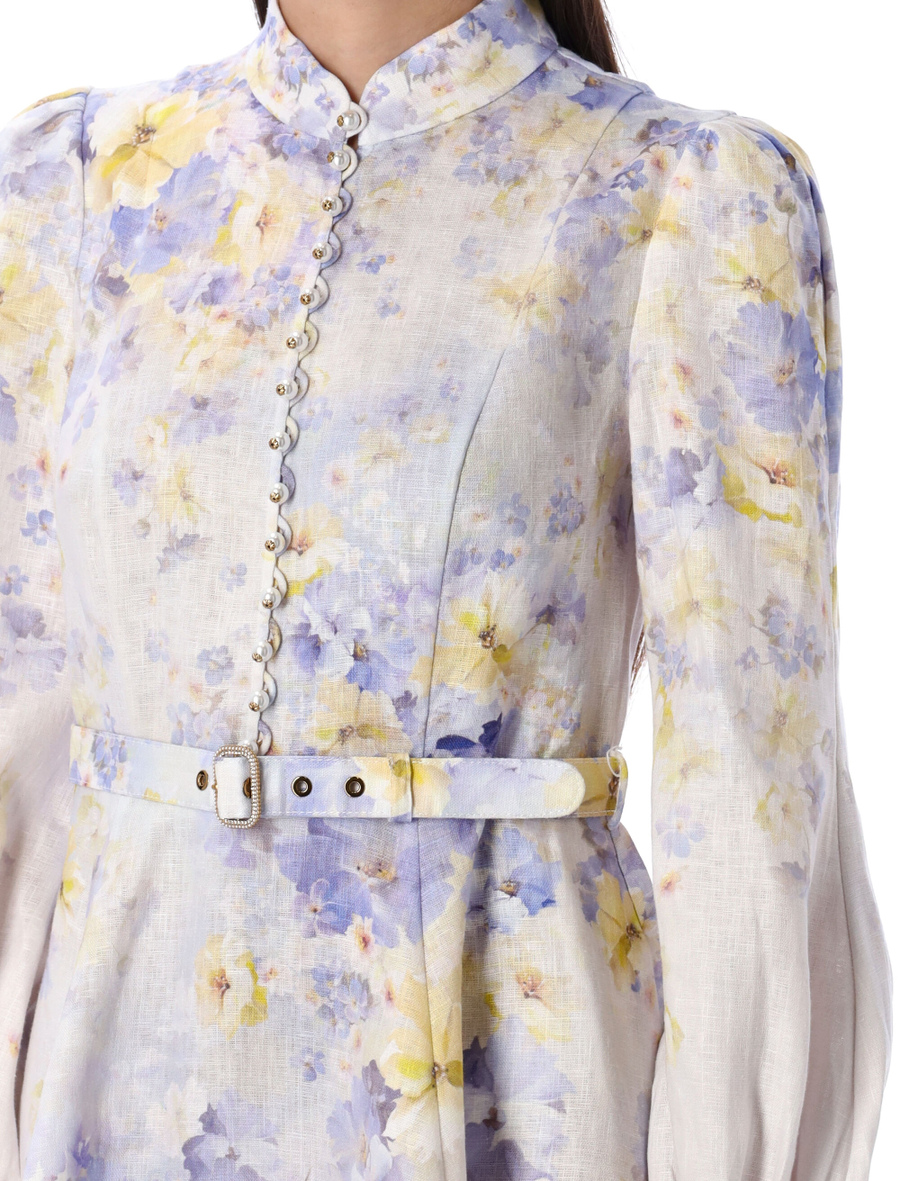 Crush buttoned mini dress - Spazio Pritelli